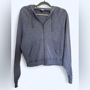 PINK Victoria's Secret Blue Zip Up Hoodie